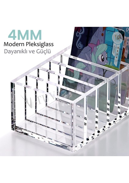 Şeffaf Pleksi Çok Amaçlı Düzenleyici, Makyaj, Takı ve Kart Saklama Alanı modelleri