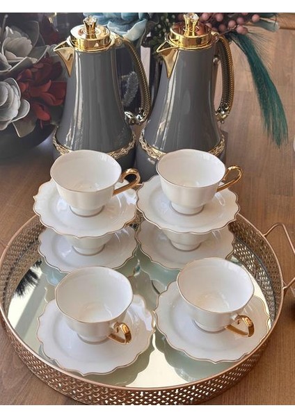 Çay Fincanı Takımı Stella 6 Kişilik 12 Parça