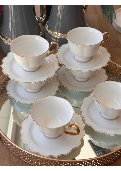 Çay Fincanı Takımı Stella 6 Kişilik 12 Parça