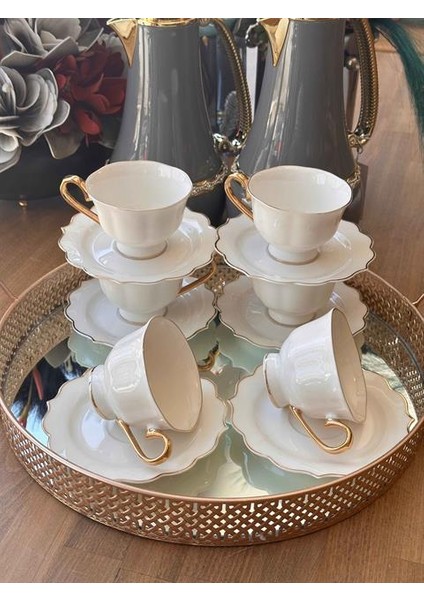 Çay Fincanı Takımı Stella 6 Kişilik 12 Parça