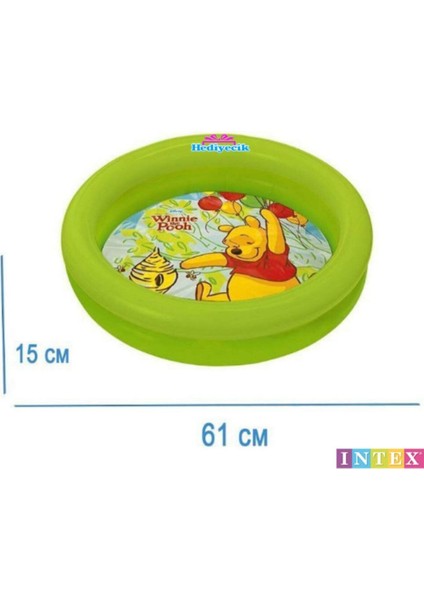 Sevimli Winnie The Pooh Desenli Mini Bebek Havuzu 61X15 cm indirimleri