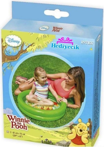Sevimli Winnie The Pooh Desenli Mini Bebek Havuzu 61X15 cm