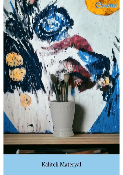 Beyaz Çok Bölmeli Makyaj Organizeri ve Fırça Düzenleyici fırsatları