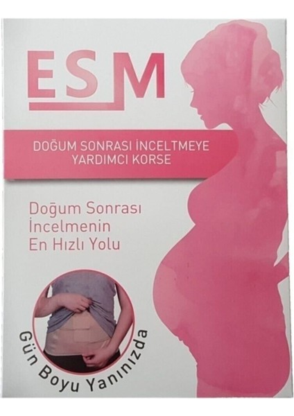 Doğum Sonrası Destek Korse, S Beden, Konforlu ve Şık Tasarım