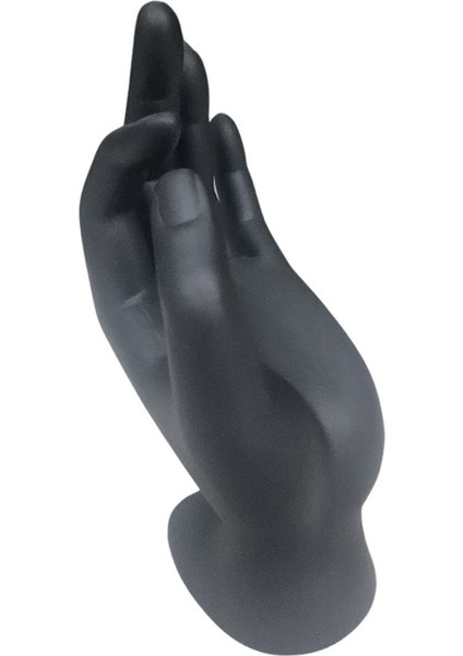 El Şekilli Polyester Yüzük Standı, Siyah, Şık ve Kullanışlı Aksesuar. modelleri