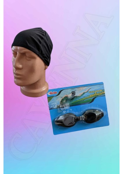 Siyah Havuz ve Deniz Yüzücü Gözlüğü, Kulak Tıkacı ve Likralı Bone Seti fiyatları