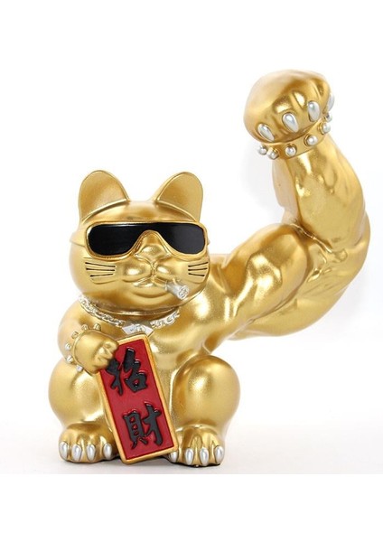 Polyester Şanslı Kedi Figürü ALK2272