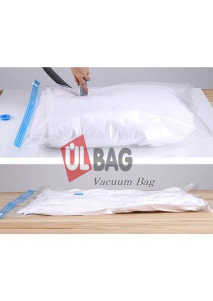 4'lü Ekru Vakumlu Poşet Seti, 2 Orta ve 2 Orta Boy, Saklama ve Düzenleme Için fırsatları