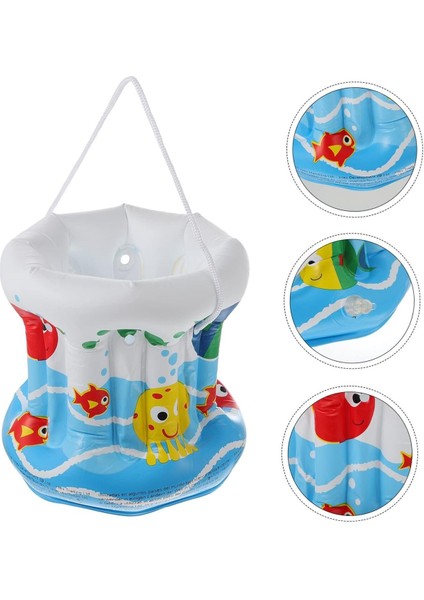 Renkli Şişme Oyun ve Plaj Kovası, Kum, Deniz ve Sahil Eğlencesi Seti