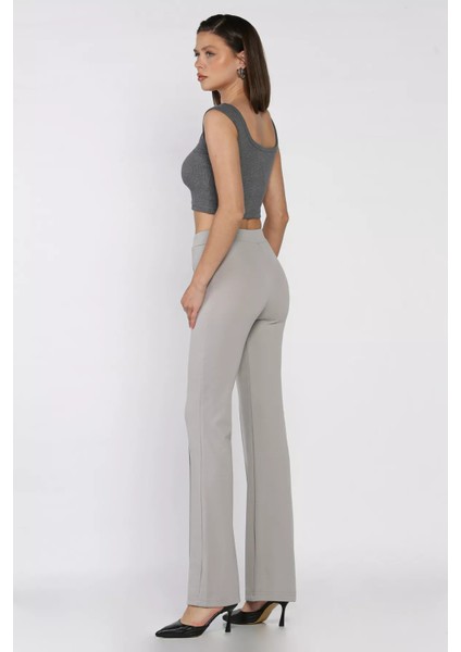 Kadın Çimalı Bol Paça Pantolon P-00017404