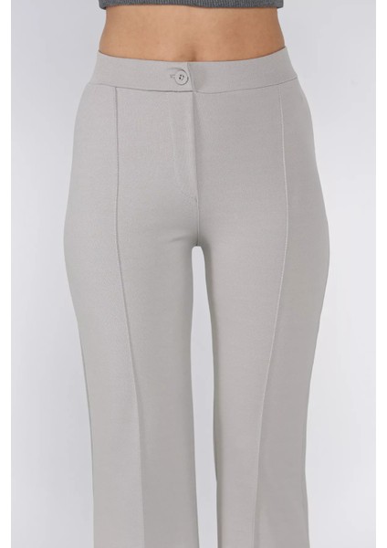 Kadın Çimalı Bol Paça Pantolon P-00017404