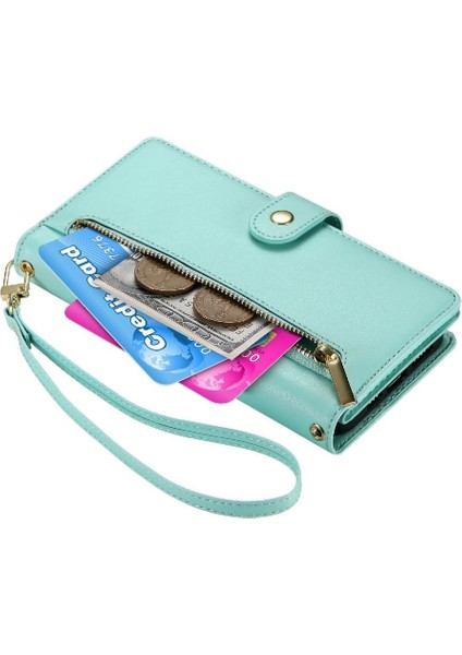 Xiaomi Poco F7 Ultra Crossbody Kayış Çok Fonksiyonlu Cüzdan Için Flip Case (Yurt Dışından)