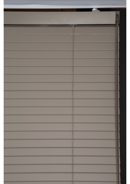 Açık Sepya Kahverengi Micro Jaluzi Serisi (P-35600) Metal Kasa Micro Jaluzi Perde 35MM fiyatları