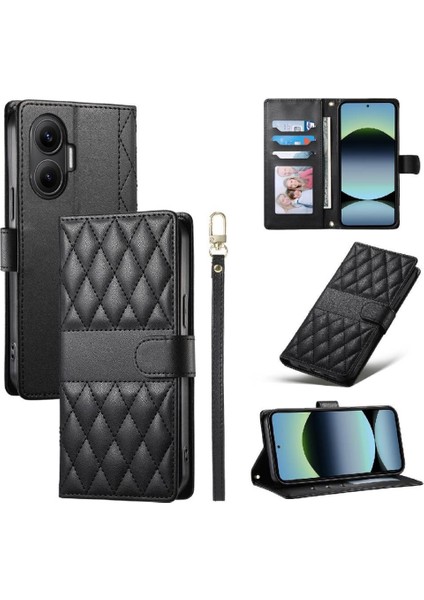 Xiaomi Poco F7 5g Darbeye Cüzdan Çift Sapanlar Deri Için Flip Case (Yurt Dışından) fırsatları