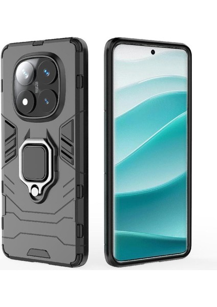 Xiaomi Redmi Note 14 Pro 5g Darbeye Dayanıklı Kapak Kickstand Askeri Için Kılıf (Yurt Dışından)