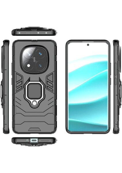 Xiaomi Redmi Note 14 Pro 5g Darbeye Dayanıklı Kapak Kickstand Askeri Için Kılıf (Yurt Dışından) fiyatları