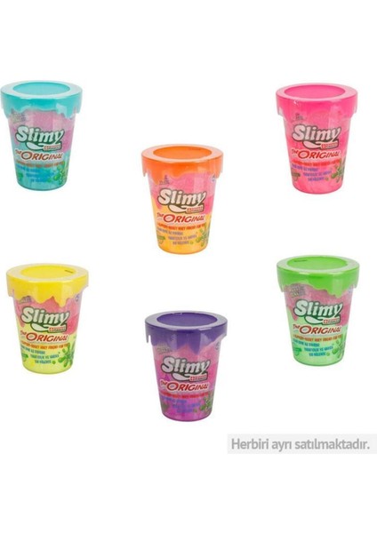 Renkli Metalik Slime 80G - Eğlenceli ve Parlak Hamur Seti