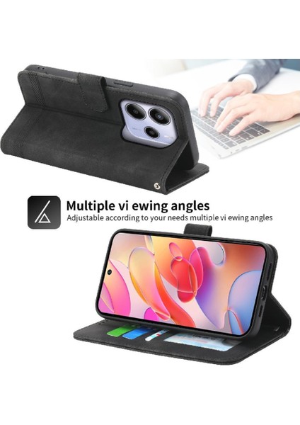 Xiaomi Redmi Note 14 4g Kart Yuvaları Premium Bileklik Kapatma Için Flip Case (Yurt Dışından)