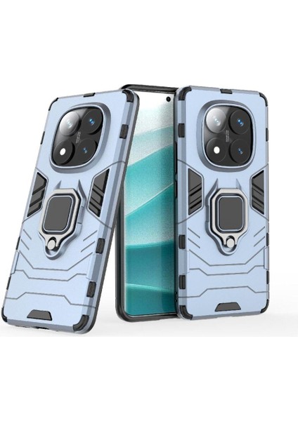 Xiaomi Redmi Note 14 Pro 5g Darbeye Dayanıklı Kapak Kickstand Askeri Için Kılıf (Yurt Dışından)