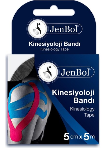 Kinesio Bant Tape 5 cm x 5 M - Siyah