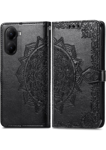 Xiaomi Poco X7 Pro Için Flip Case Darbeye Kapak Kapak Zarif Desen (Yurt Dışından)