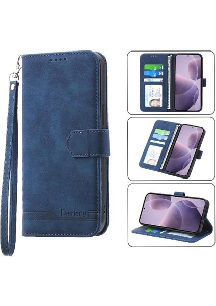 Xiaomi Poco F7 Ultra Manyetik Kapatma Bileklik Premium Için Flip Case (Yurt Dışından)