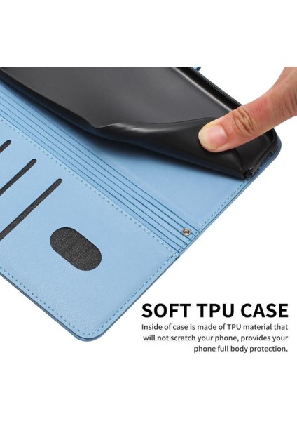 Xiaomi Poco F7 Pro Sevimli Kedi Kart Tutucu Kickstand Pu Için Flip Case (Yurt Dışından)