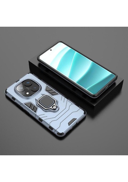 Xiaomi Redmi Note 14 Pro 5g Darbeye Dayanıklı Kapak Kickstand Askeri Için Kılıf (Yurt Dışından)