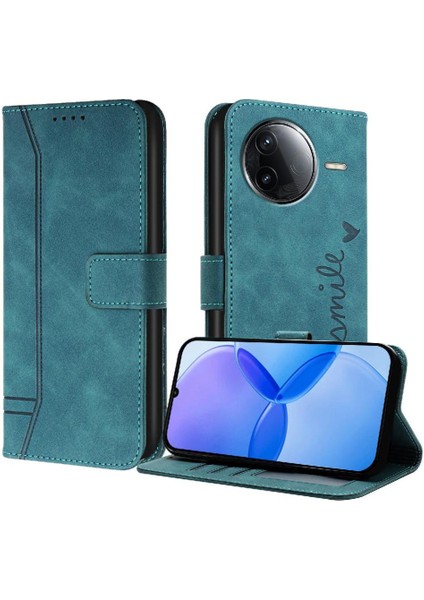 Xiaomi Poco F7 Pro Manyetik Kapatma Kart Yuvaları Için Telefon Kılıfı Kapak Pu (Yurt Dışından)