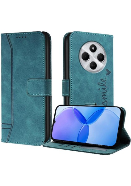 Xiaomi Poco C75 Flip Folio Cüzdan Manyetik Kapatma Kartı Pu Için Telefon Kılıfı (Yurt Dışından)