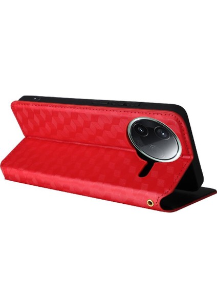 Xiaomi Poco F7 Ultra Kart Yuvaları Tutucu Cüzdan 3D Desen Pu (Yurt Dışından)