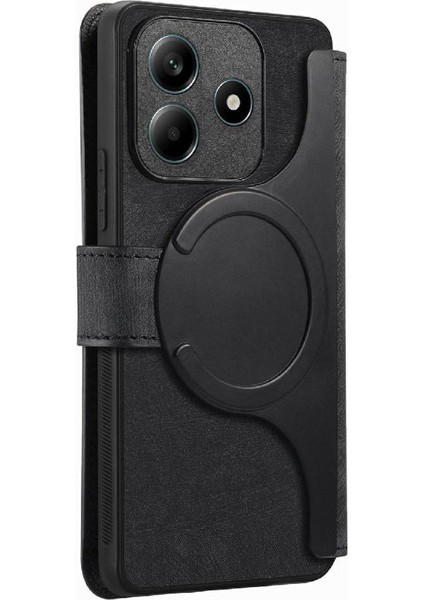 Xiaomi Redmi Note 14 4g Kart Standı Mıknatıs Koruyucu Malzeme Için Flip Case (Yurt Dışından)