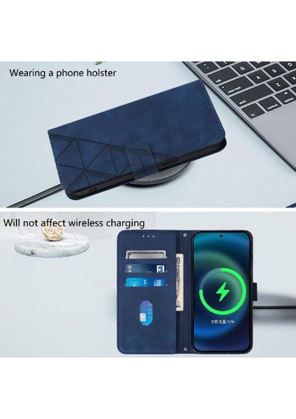 Xiaomi Poco M6 4g Pu Deri Flip Folio Kitap Koruyucu Kredi Için Kılıf (Yurt Dışından) fırsatları