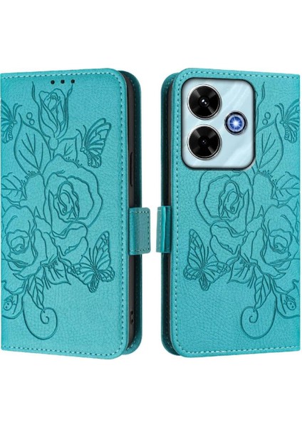 Kredi Kartı ile Xiaomi Poco M6 4g Pu Deri Manyetik Cüzdan Için Kılıf (Yurt Dışından) modelleri
