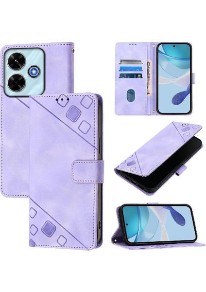 Xiaomi Poco M6 4g Manyetik Deri Kart Tutucu Cüzdan Kapak Kapak Için Kılıf (Yurt Dışından)