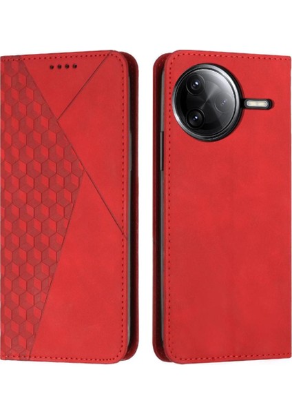 Xiaomi Poco F7 Ultra Pu Deri Kart Ekleme Cüzdan Için Flip Case (Yurt Dışından)