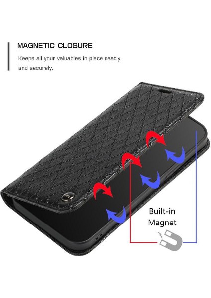Xiaomi Redmi Note 14 4g Kart Yuvaları Tutucu Iş Flip Cüzdan Için Kılıf (Yurt Dışından)