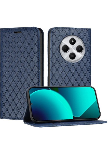 Xiaomi Poco C75 Iş Flip Manyetik Kabuk Kart Yuvaları Tutucu Için Kılıf (Yurt Dışından)