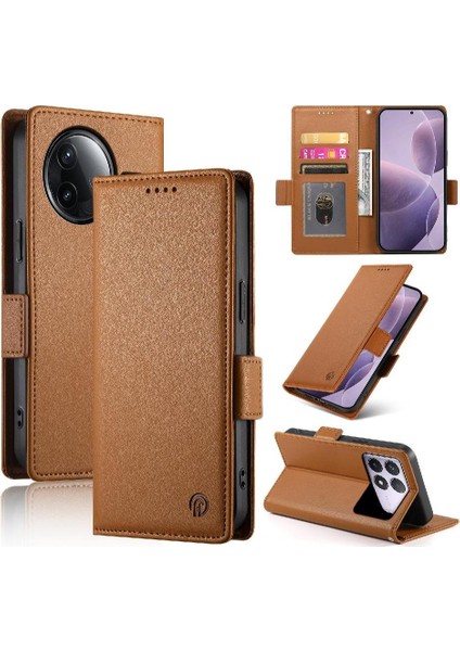 Xiaomi Poco F7 Ultra Iş Cüzdan Günlük Kullanım Kart Yuvaları Için Flip Case (Yurt Dışından)