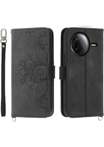 Xiaomi Poco F7 Ultra Çoklu Kredi Kartı Yuvaları Bileklik Için Flip Case (Yurt Dışından)