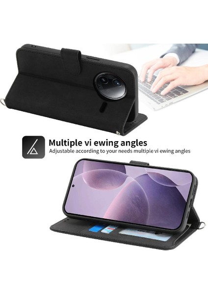 Xiaomi Poco F7 Ultra Çoklu Kredi Kartı Yuvaları Bileklik Için Flip Case (Yurt Dışından)
