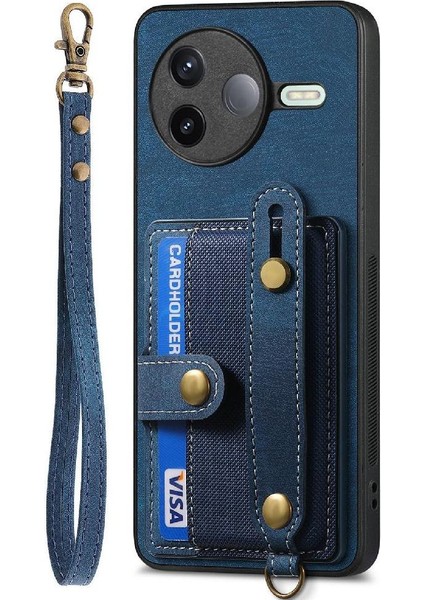 Xiaomi Poco F7 Pro Darbeye Kayış Bileklik Cüzdan Için Kılıf (Yurt Dışından)