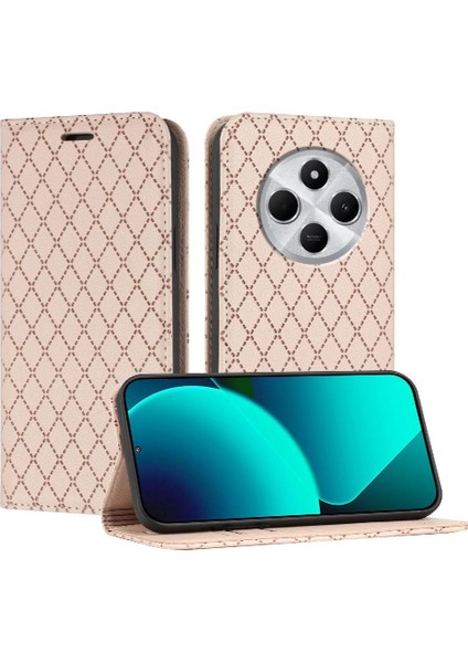 Xiaomi Poco C75 Iş Flip Manyetik Kabuk Kart Yuvaları Tutucu Için Kılıf (Yurt Dışından)