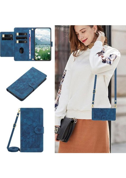 Moda Cüzdan Kılıf Için Xiaomi Redmi Note 14 4g Pu Deri Lale Kabartmalı (Yurt Dışından) fiyatları