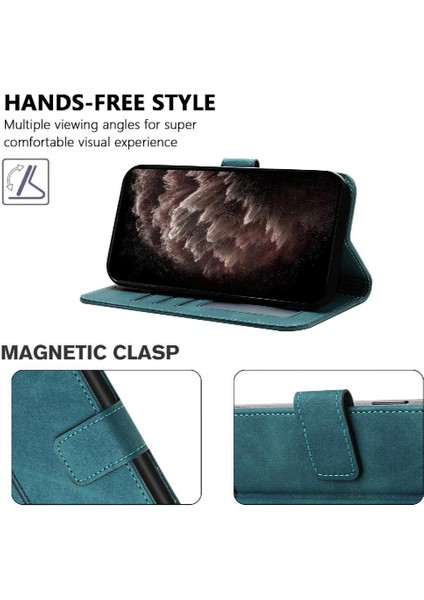 Xiaomi Redmi Note 14 Pro 5g Flip Folio Cüzdan Kart Yuvaları Pu Için Telefon Kılıfı (Yurt Dışından)