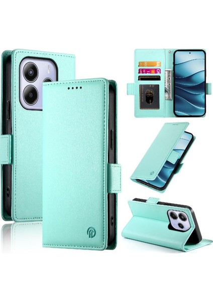Xiaomi Redmi Note 14 4g Kartvizit Yuvaları Günlük Kullanım Cüzdanı Için Flip Case (Yurt Dışından)