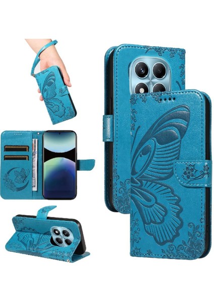 Xiaomi Redmi Not Için Flip Case 14 Pro 4g Kabartmalı Kelebek Ayrılabilir (Yurt Dışından)
