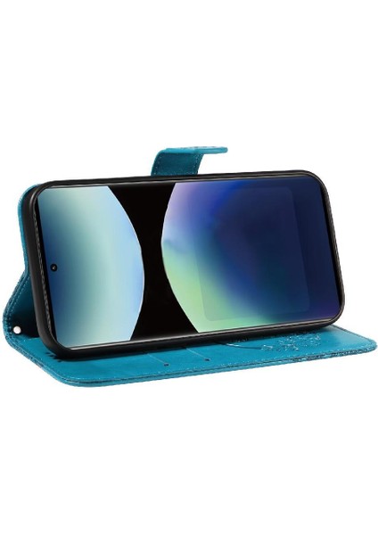 Xiaomi Redmi Not Için Flip Case 14 Pro 4g Kabartmalı Kelebek Ayrılabilir (Yurt Dışından)
