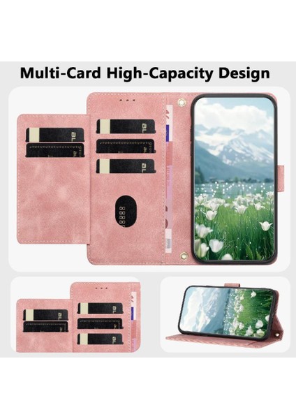 Moda Cüzdan Kılıf Xiaomi Redmi Için Not 14 Pro 4g Manyetik Kapatma Pu (Yurt Dışından)