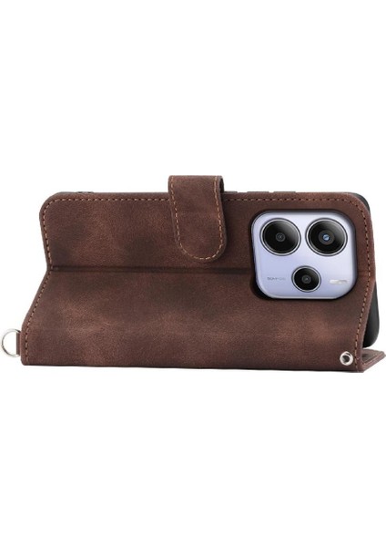 Xiaomi Redmi Note 14 4g Çoklu Kredi Kartı Yuvaları Bileklik Için Flip Case (Yurt Dışından)